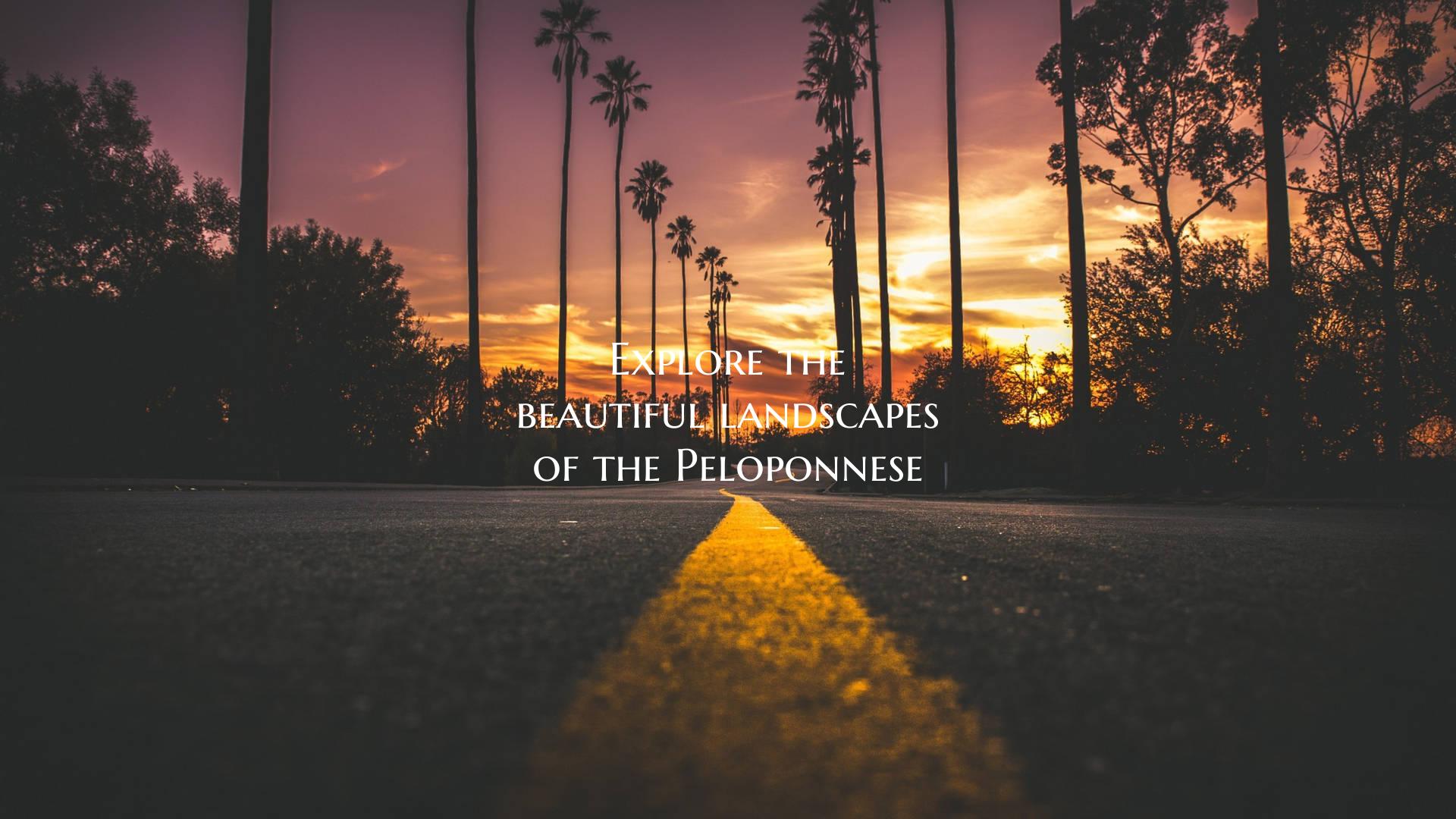 Explore the beautiful landscapes of the Peloponnes...